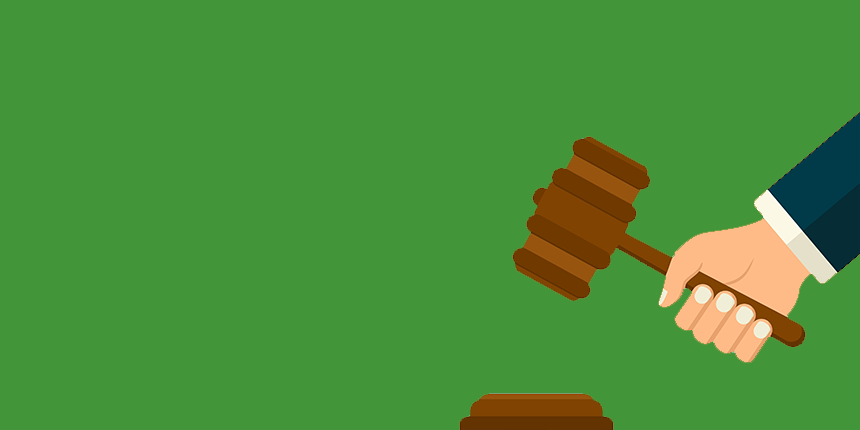 Vector image of Judges hammer